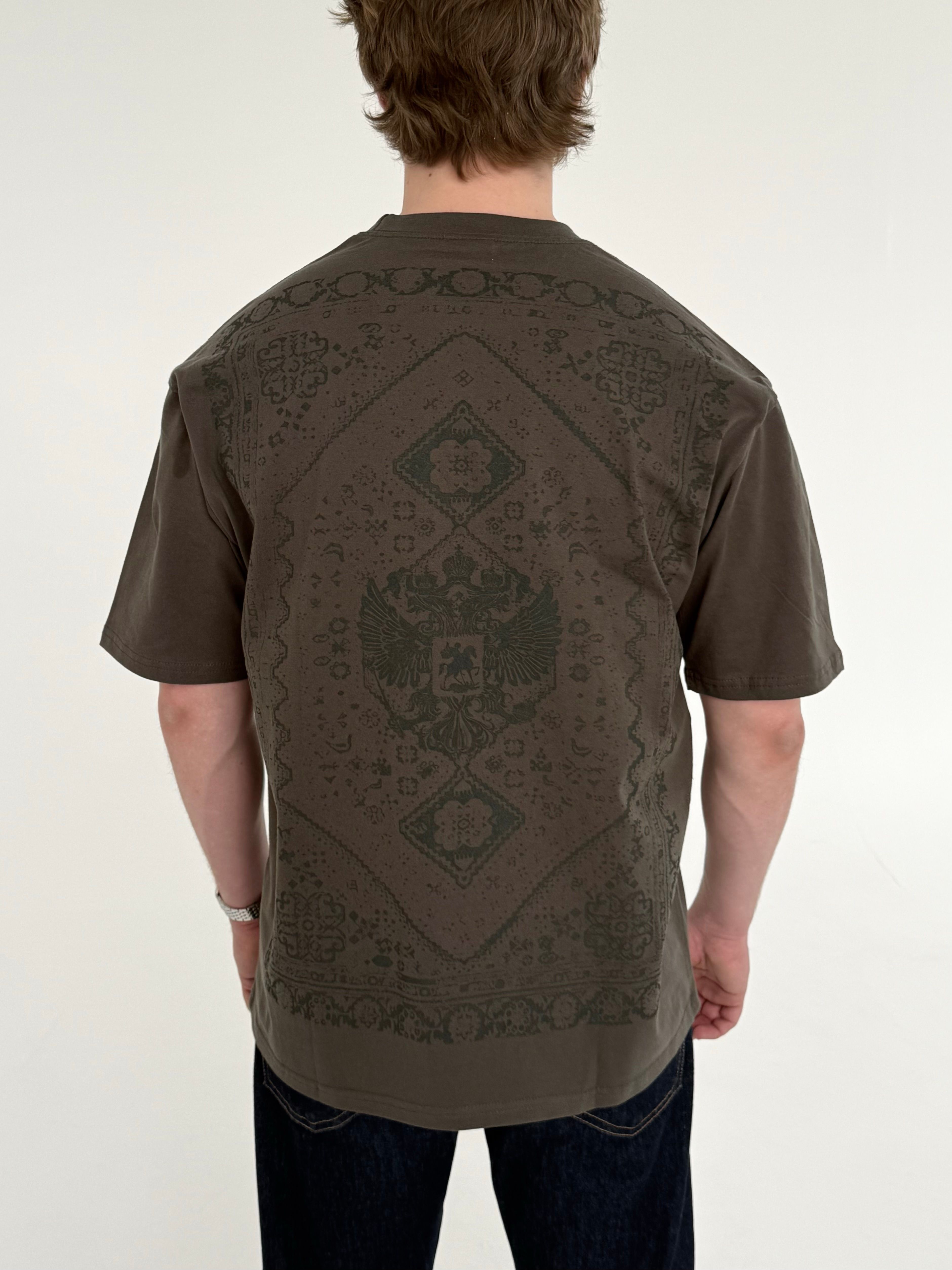 Футболка-ковер в цвете хаки